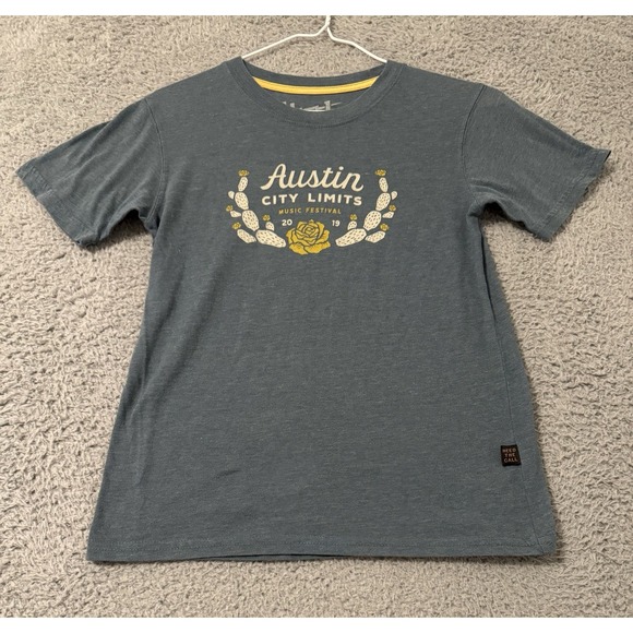 Howler Brothers Other - Howler Bros Gray Rose Cactus Austin City Limits ACL Music Fest Tshirt 2019 M‎